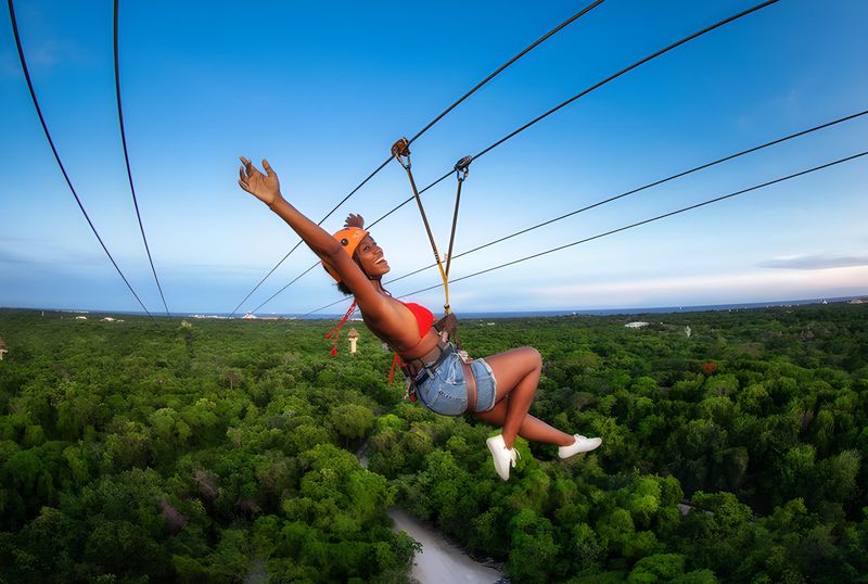 Xplor & Xplor Fuego (zip-lines by day or torch-lit night)