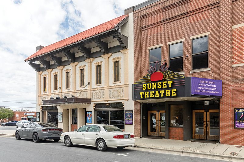 A small but lively historic downtown
