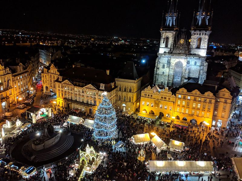 Prague, Czechia — Old Town Square & Castle