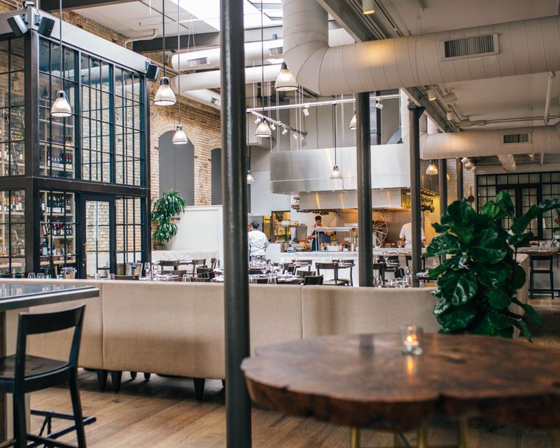 A Historic Stable Turned Chic Dining Room