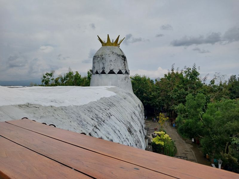 4. The Church Overlooks Indonesia’s Most Famous Temple