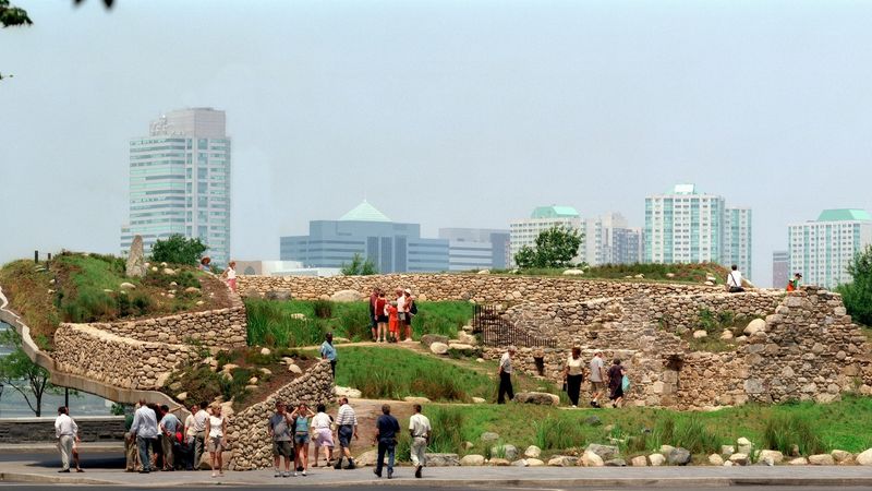 The Irish Hunger Memorial Garden (Battery Park City)
