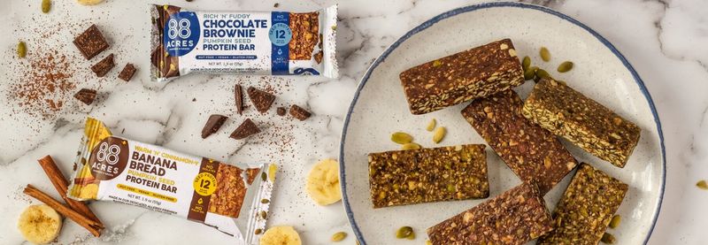 88 Acres Pumpkin Seed Protein Bar - allergy-friendly, seed-based protein