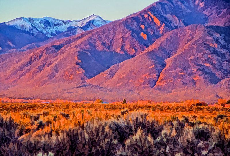 The Sangre de Cristo Mountains Earn Their Name