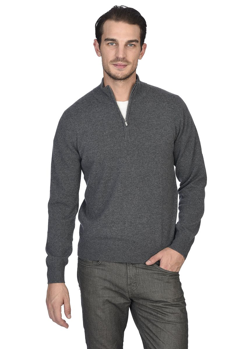 State Cashmere Half-Zip Mock Neck Pullover