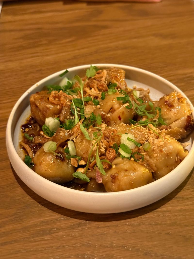 Szechuan Shrimp + Pork Dumplings