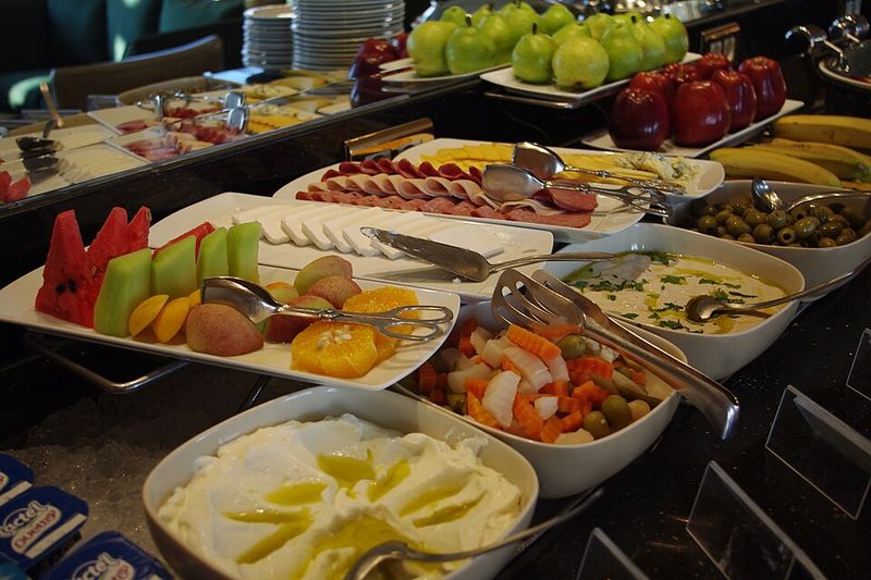 Buffet-Style Breakfast from Israel