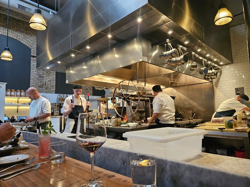 Open Kitchen Theater That Builds Anticipation