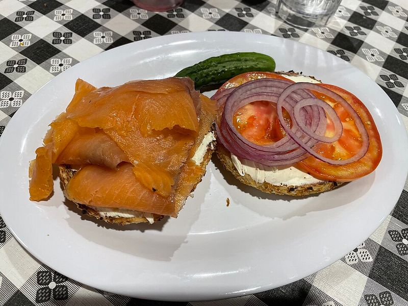 Bagels with Lox and Cream Cheese – New York