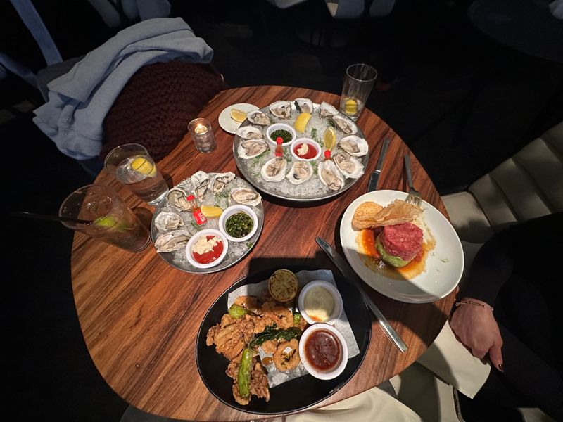 Seafood Stars Beside the Steaks