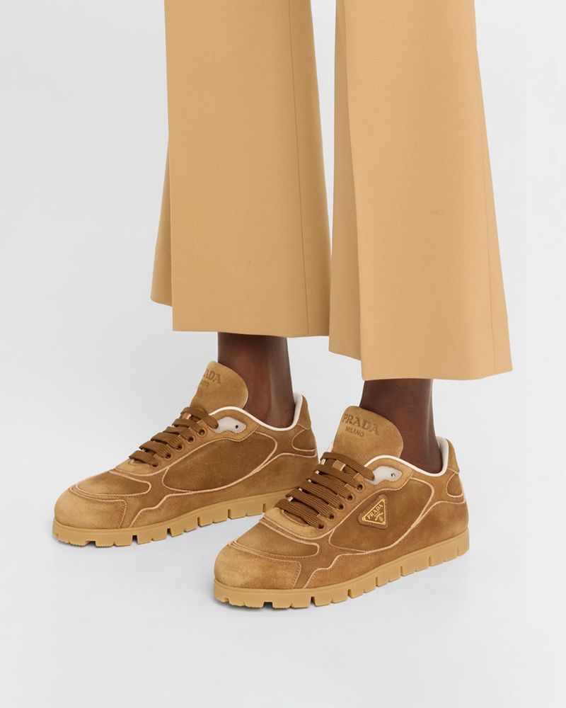 Prada Suede / Calf Leather Runner