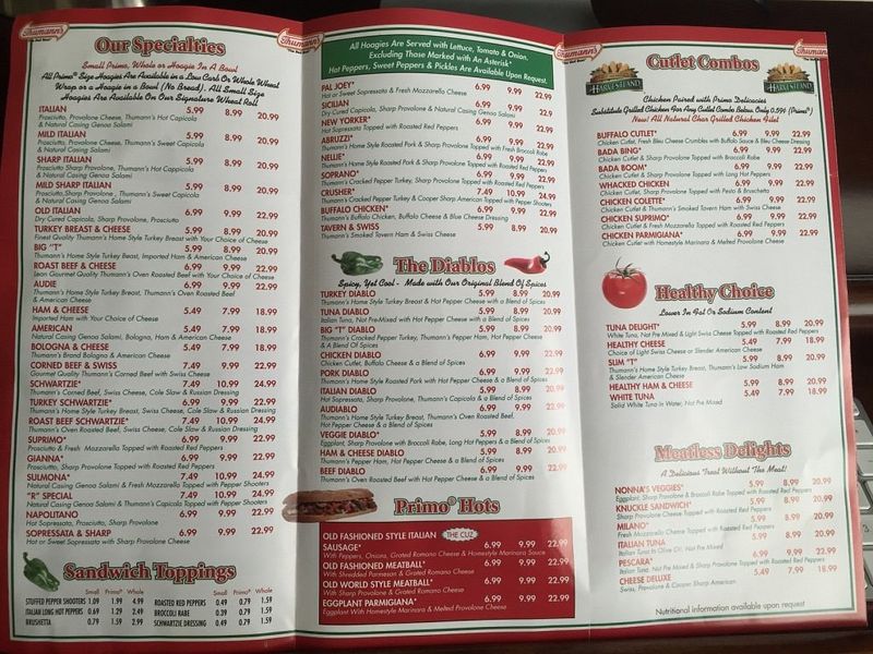 Over 40 Specialty Hoagies on the Menu