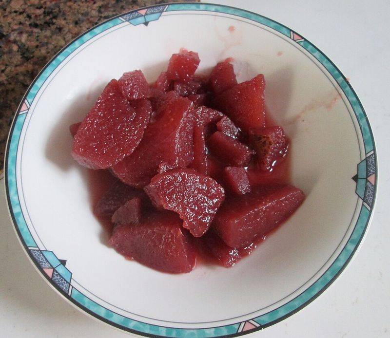 Mulled Wine Poached Pears