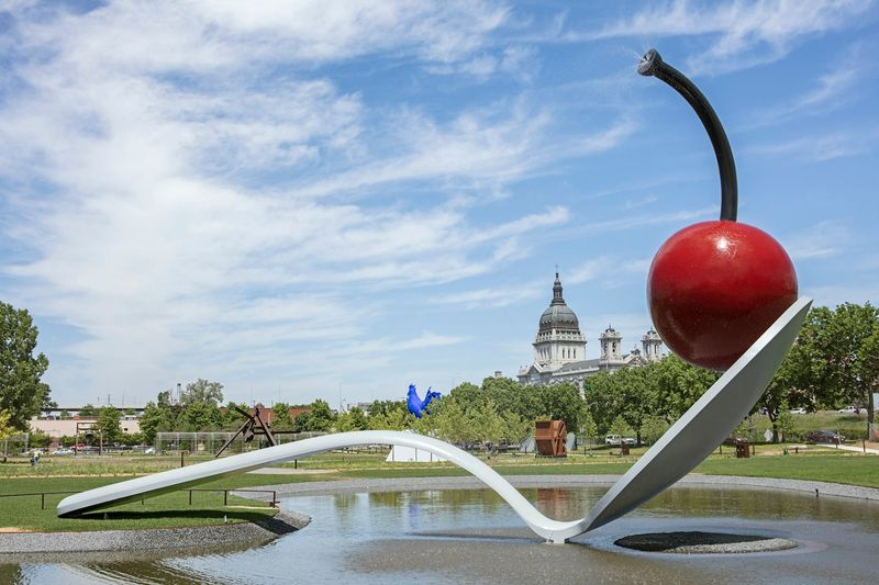Minneapolis Sculpture Garden’s “Spoonbridge and Cherry” — Minneapolis