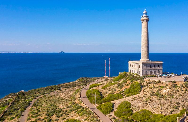 Lighthouse views at Cabo de Palos