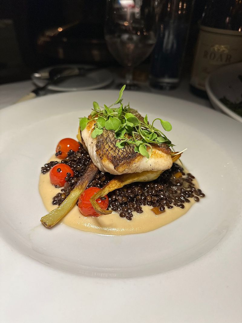 Sea Bass With Restraint