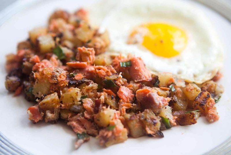 Smoked Salmon Hash