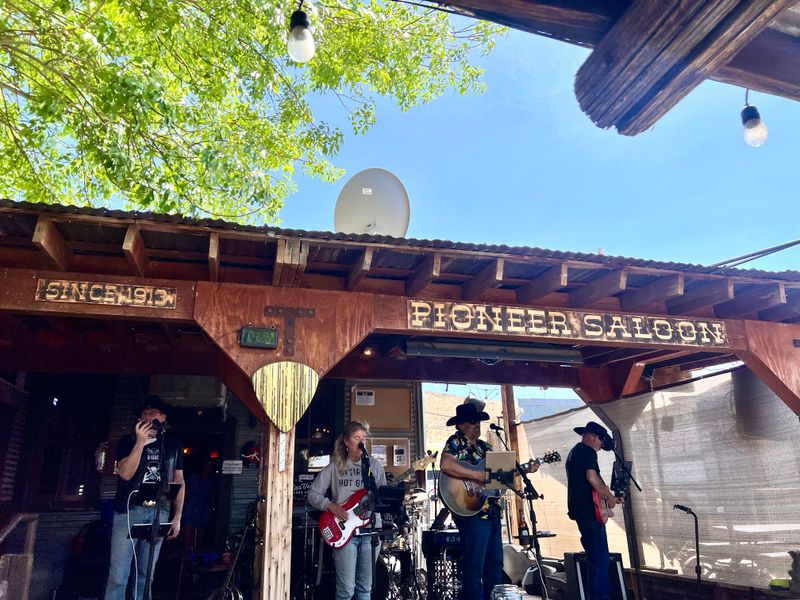 Backyard Stage, Tin Ceiling Acoustics, and Laid-Back Shows