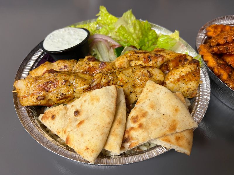 Chicken Kebab That Falls Off The Skewer