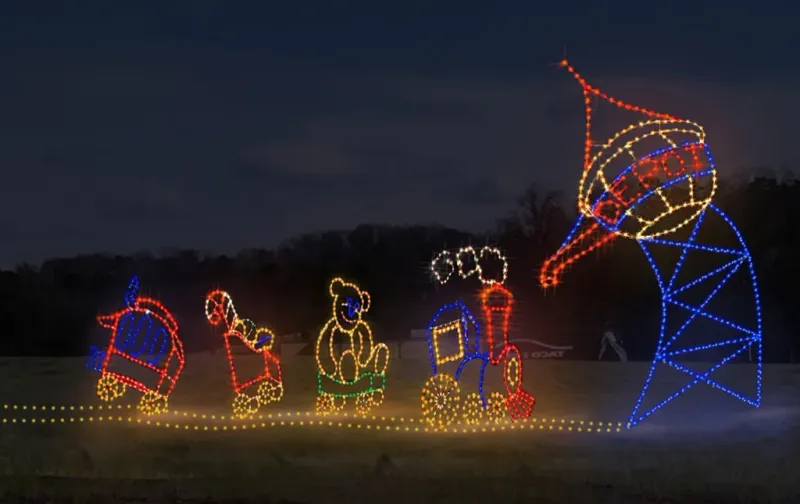 Nights of Lights at Heritage Park, Simpsonville (nearby)