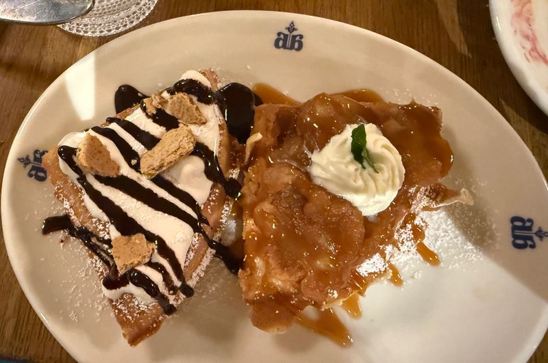 Sweet Finish With Waffles