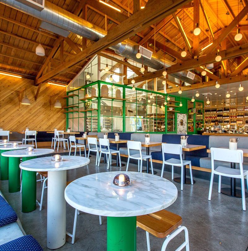 Architecture and Vintage Diner Aesthetic