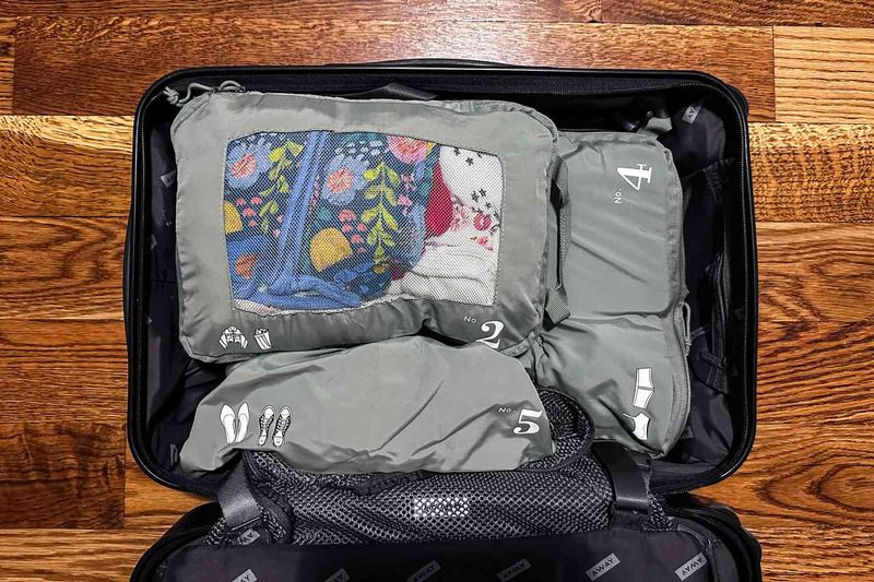 Packing cubes (as a space saver)