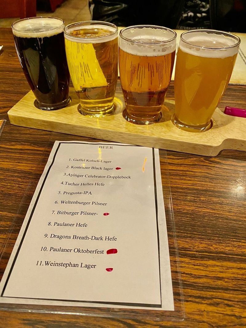 Eleven German Drafts and a Full Bar for Steins and Cocktails