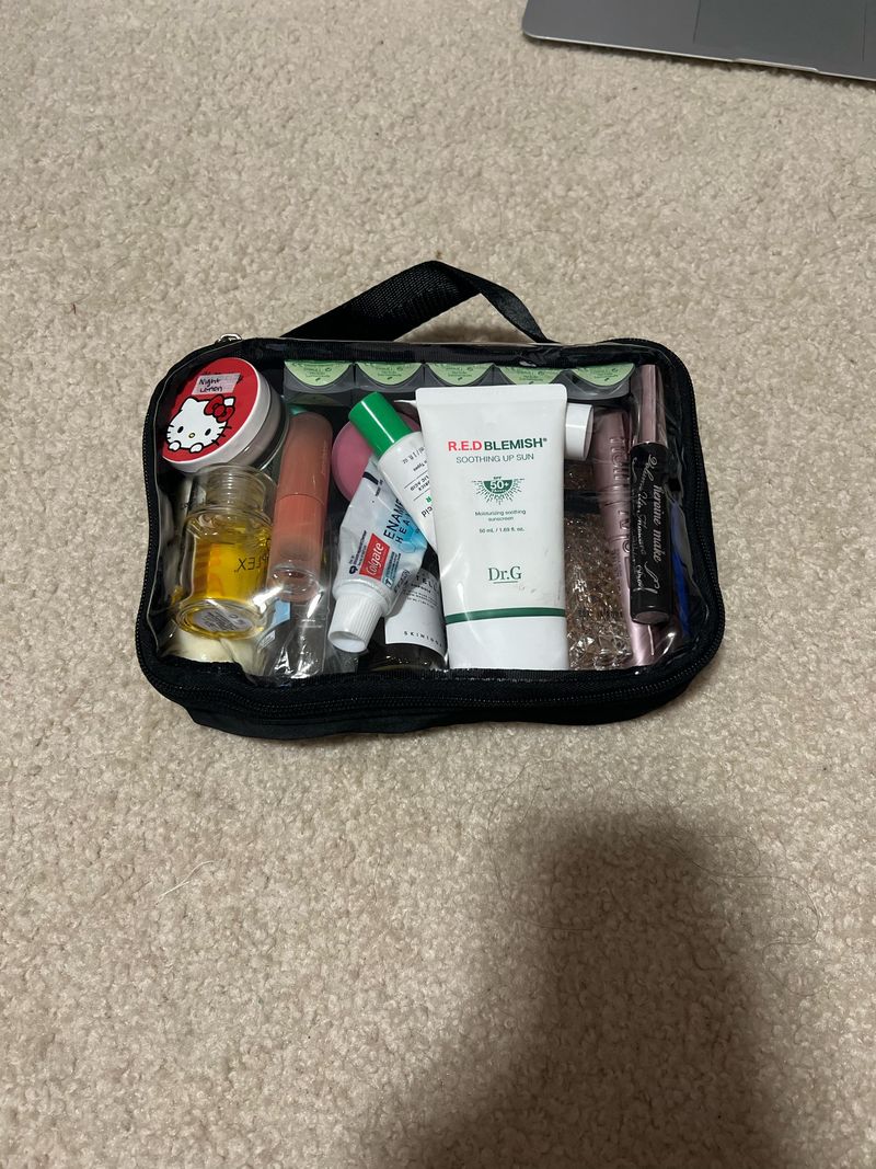 Oversized toiletry bottles