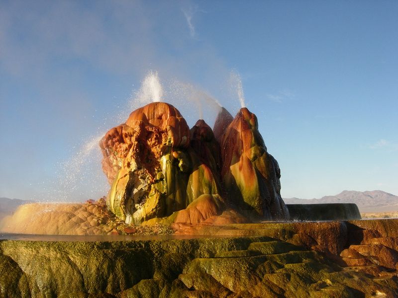 Fly Geyser, Nevada