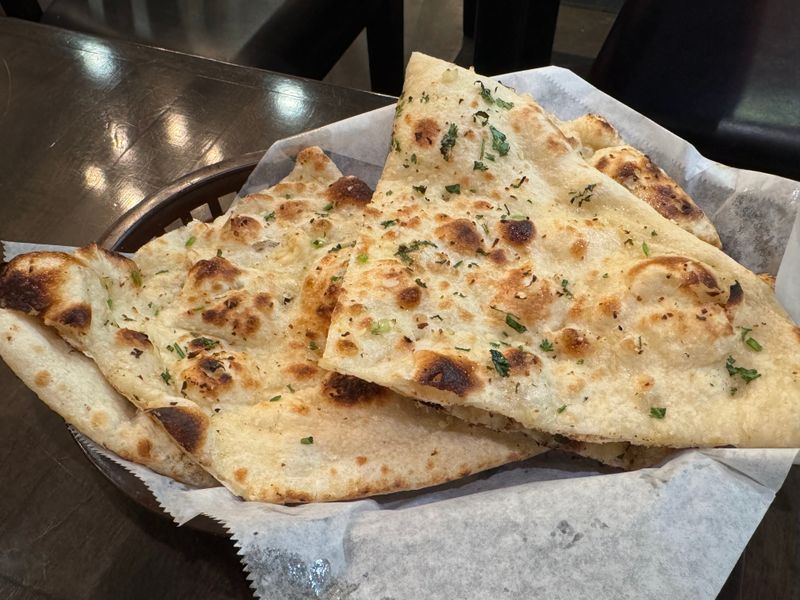 Garlic Naan and Cheese Naan
