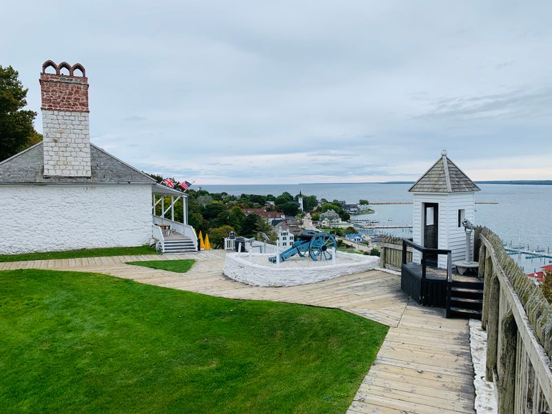 Fort Mackinac and Cannon Demonstration