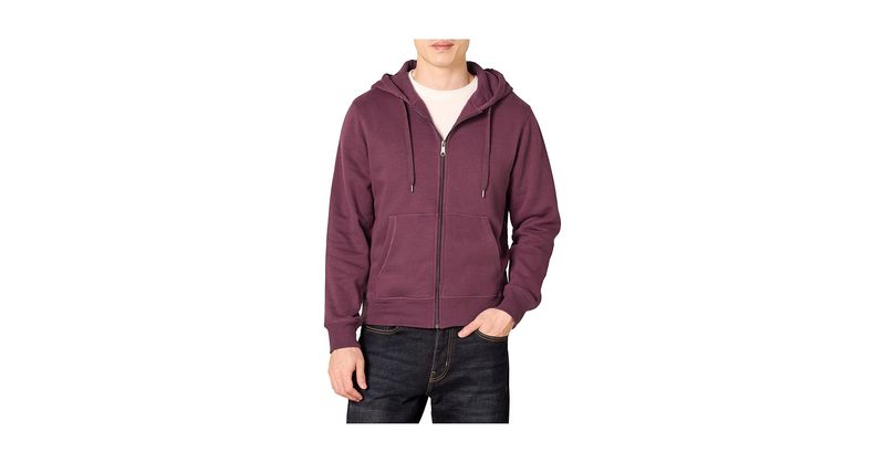 Amazon Essentials Men’s Full‑Zip Hooded Fleece Sweatshirt