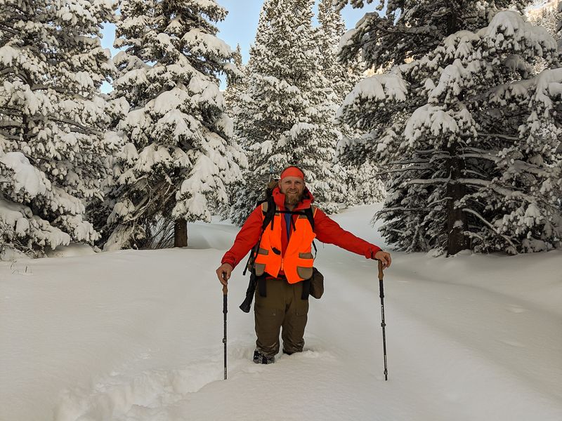Trekking Poles with Snow Baskets