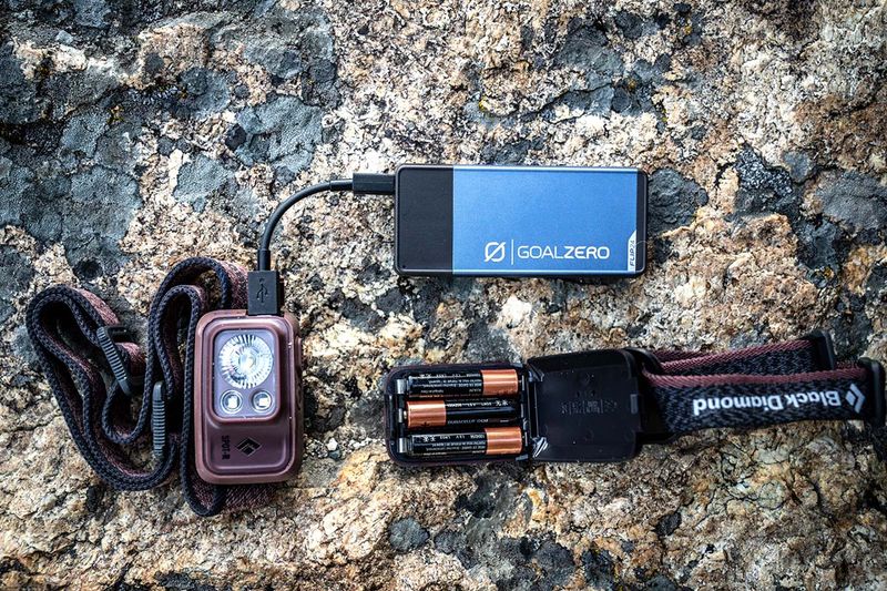 Headlamp with Extra Cold-Rated Batteries