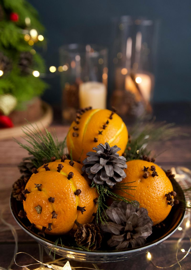 Clove-Studded Oranges