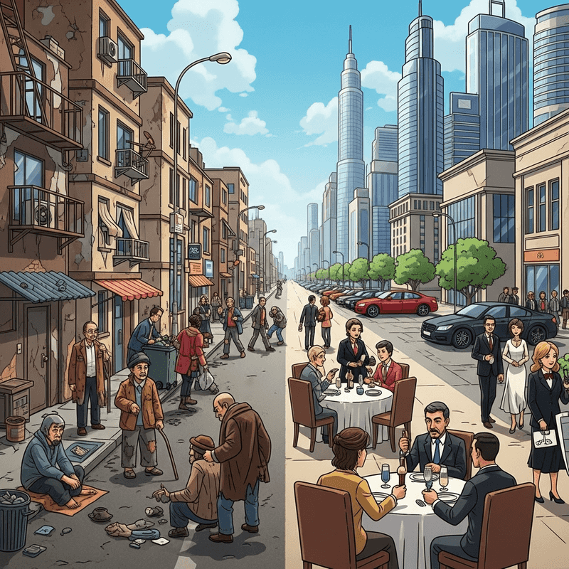 Social & Economic Inequalities Visible in Urban Life