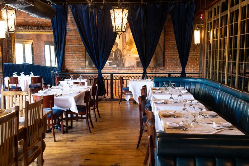 A Historic Bank Turned Dining Room