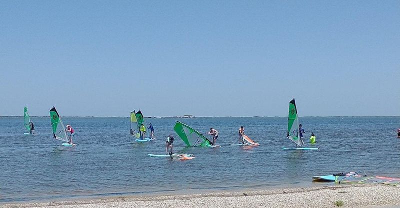 Padre Island National Seashore, Texas — World-class windsurfing at Bird Island Basin