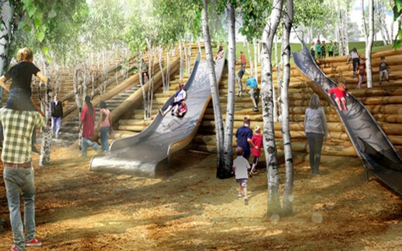 Governors Island: Slide Hill – New York Harbor