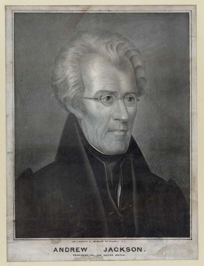 Andrew Jackson – Tennessee militia and U.S. Army