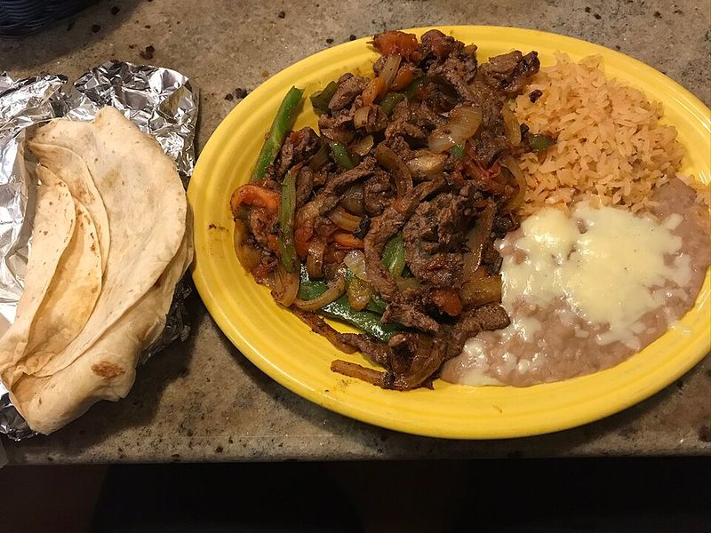 Steak Fajitas on a Sizzling Platter