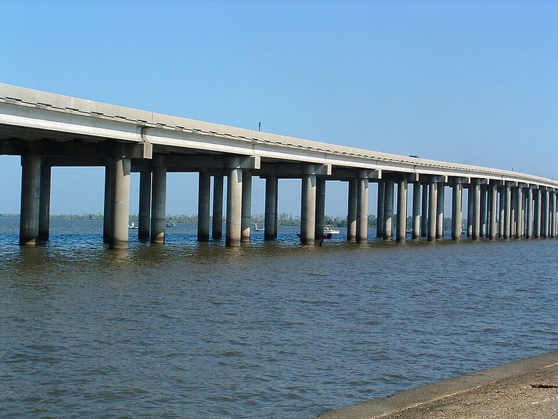 Manchac Swamp Bridge - Louisiana, USA