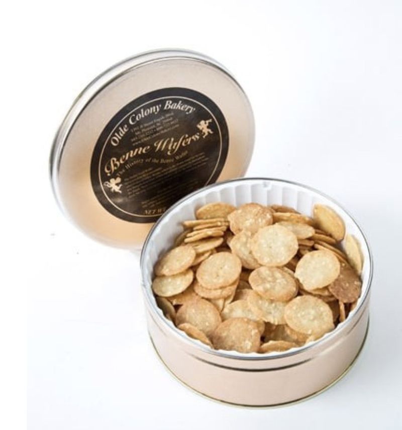 Benne Wafers from Olde Colony Bakery