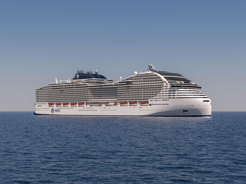 MSC World America – New Giant Ship from Miami