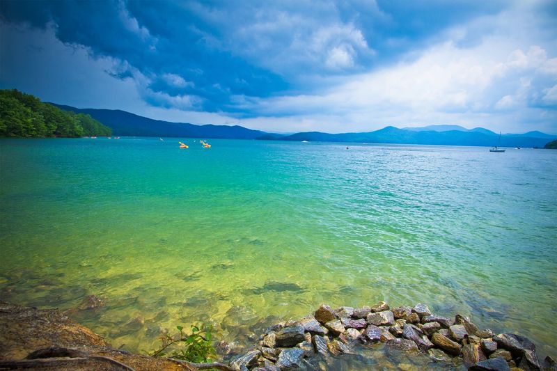 Spectacular water clarity and color