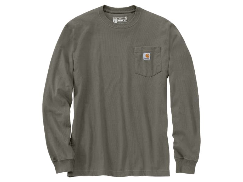 Heavyweight Long-Sleeve Pocket T-Shirt