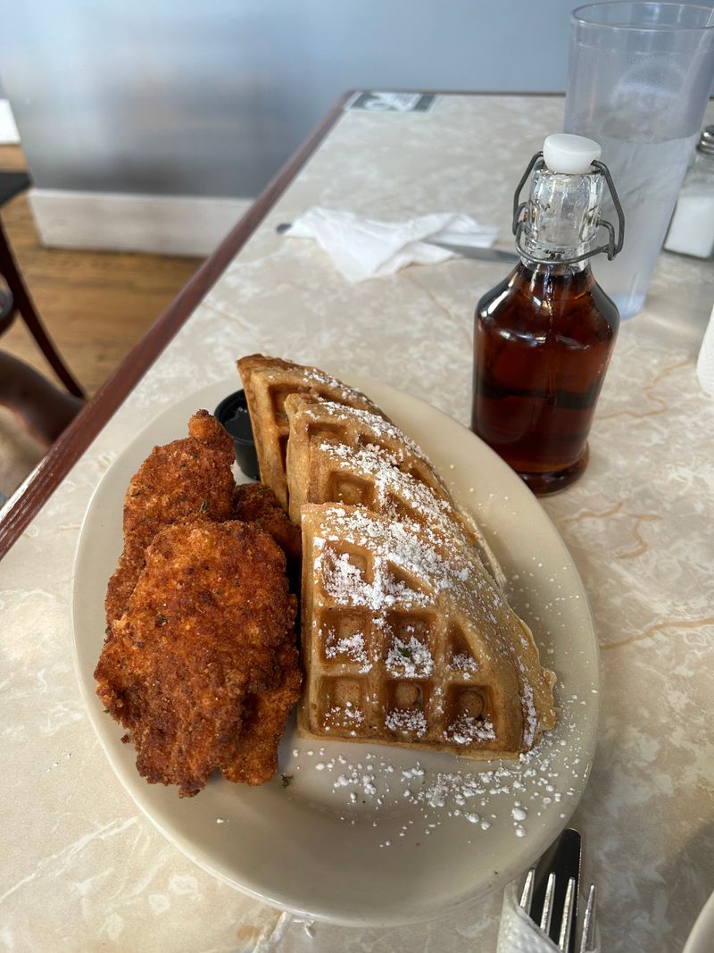 Chicken And Waffles With Heat