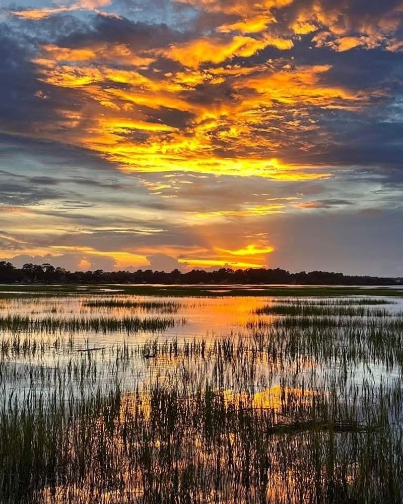 Sunsets Over the Marsh