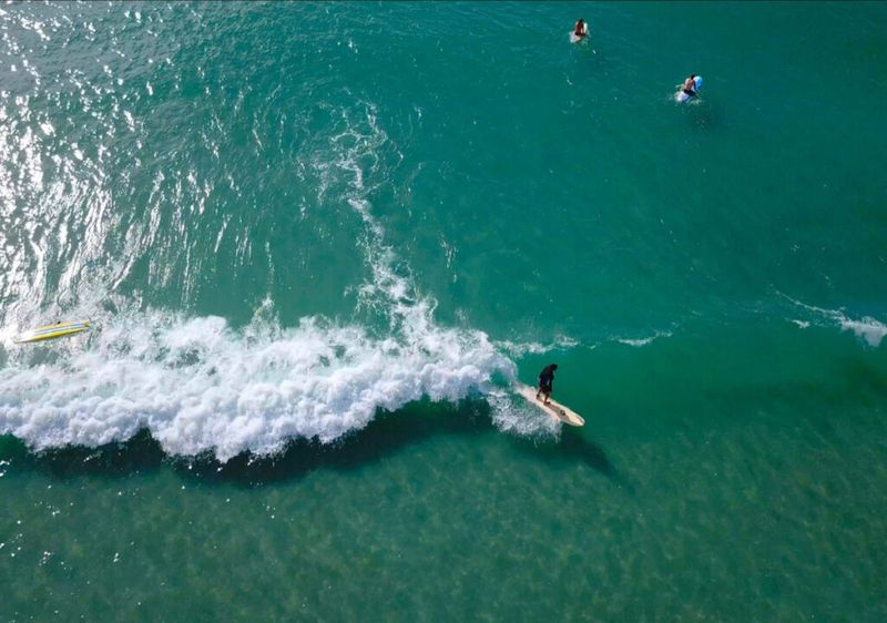 Turquoise-clear water and emerald hues